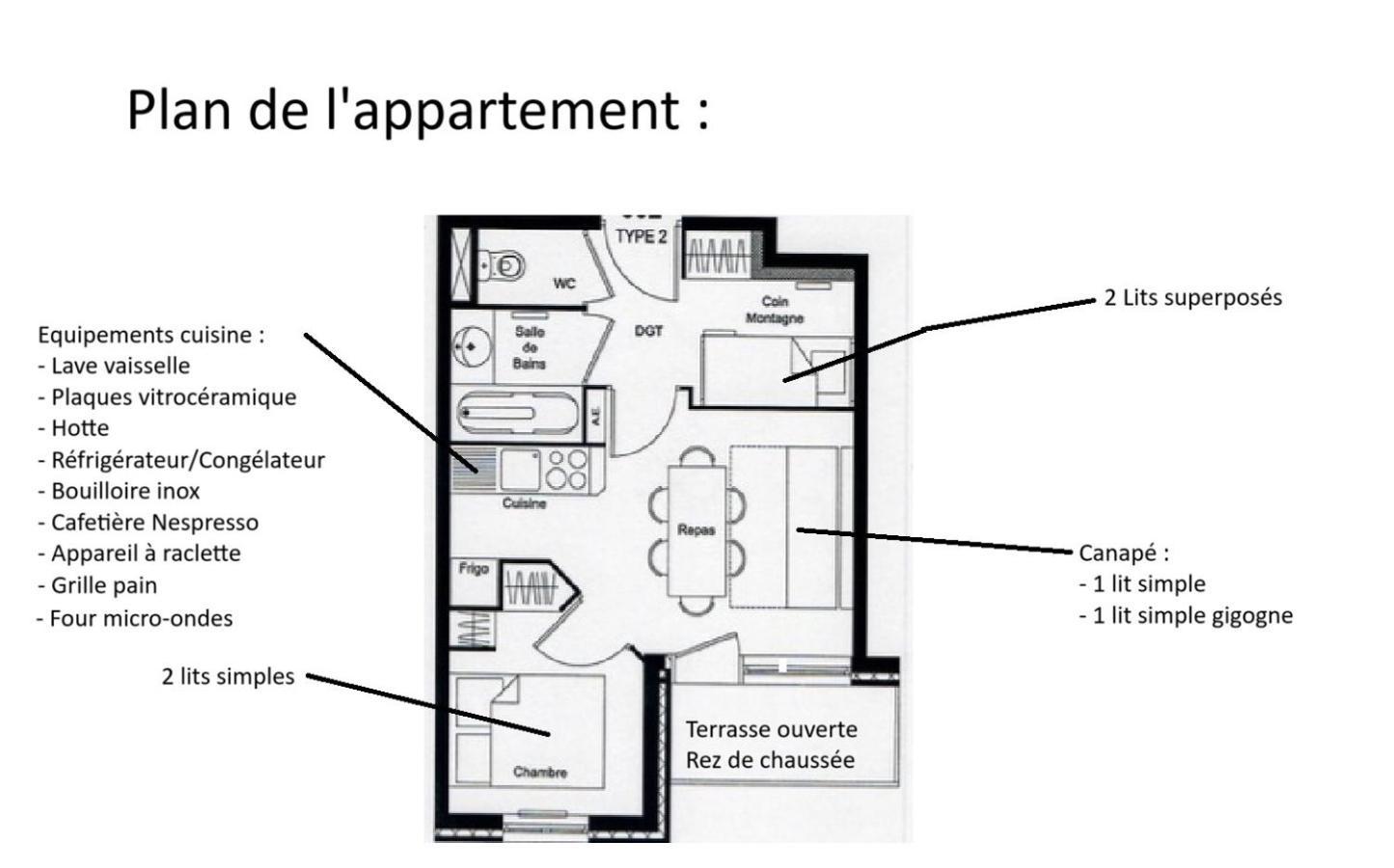 Le Hameau SPA&PISCINE appartement 2 pieces 6pers by Alpvision Residences Orelle Extérieur photo
